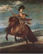 Diego Velazquez Prince Baltasar Carlos Equestrian (mk08) oil